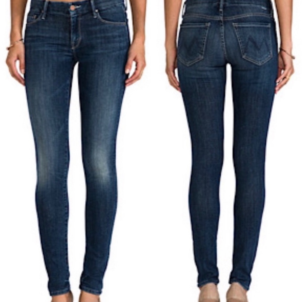 Mother The Looker Jeans Size 28 Wash Here Kitty, Kitty Medium Wash Skinny
